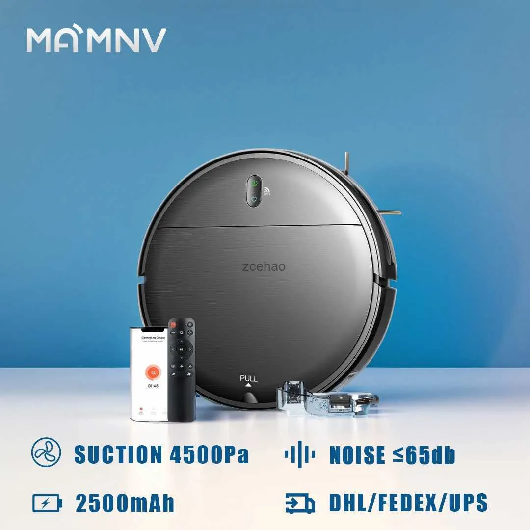 Robot Aspiradores MAMNV BR151 Robot Aspirador 4500Pa Trapeador Máquina
