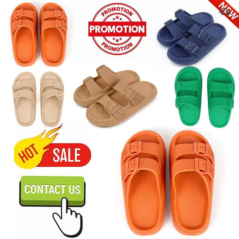 Gratis fraktdesigner Casual Platform Slides tofflor Anti Slip Wear-resistent Deodorization Sandalia Leather Super Soft Sules Sandaler Flat Beach Shoes