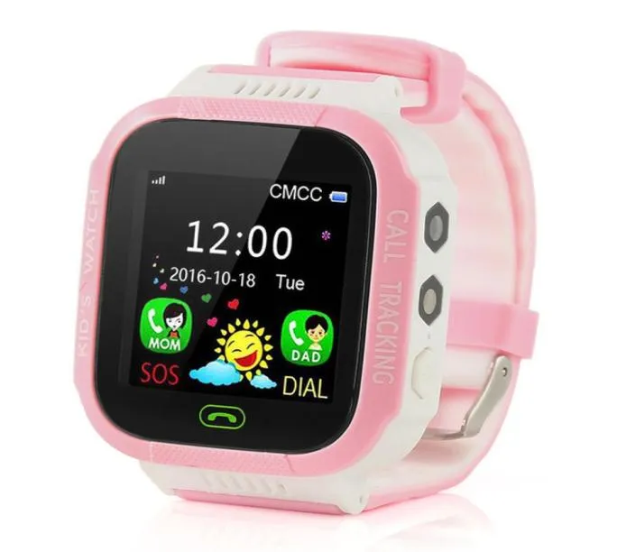 Y21S GPS Kids Smart Watch Antilost ficklampa Baby Smart Wristwatch SOS Call Location Device Tracker Kid Safe Armband för Childr8420889
