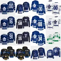 Torontos Hockey Maple Leafs 88 William Nylander Jersey Reverse Retro 91 John Tavares 44 Morgan Rielly 58 Michael Bunting 16 Mitchell Marner 34 Auston Matthews