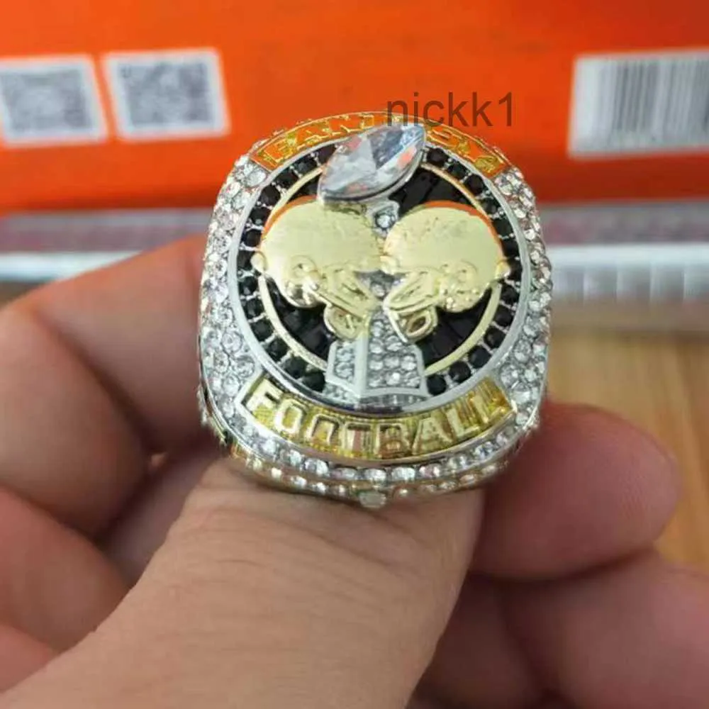 2023 Fantasy Football Championship Ring mit Ständer, volle Größe 8-14 V4ZZ