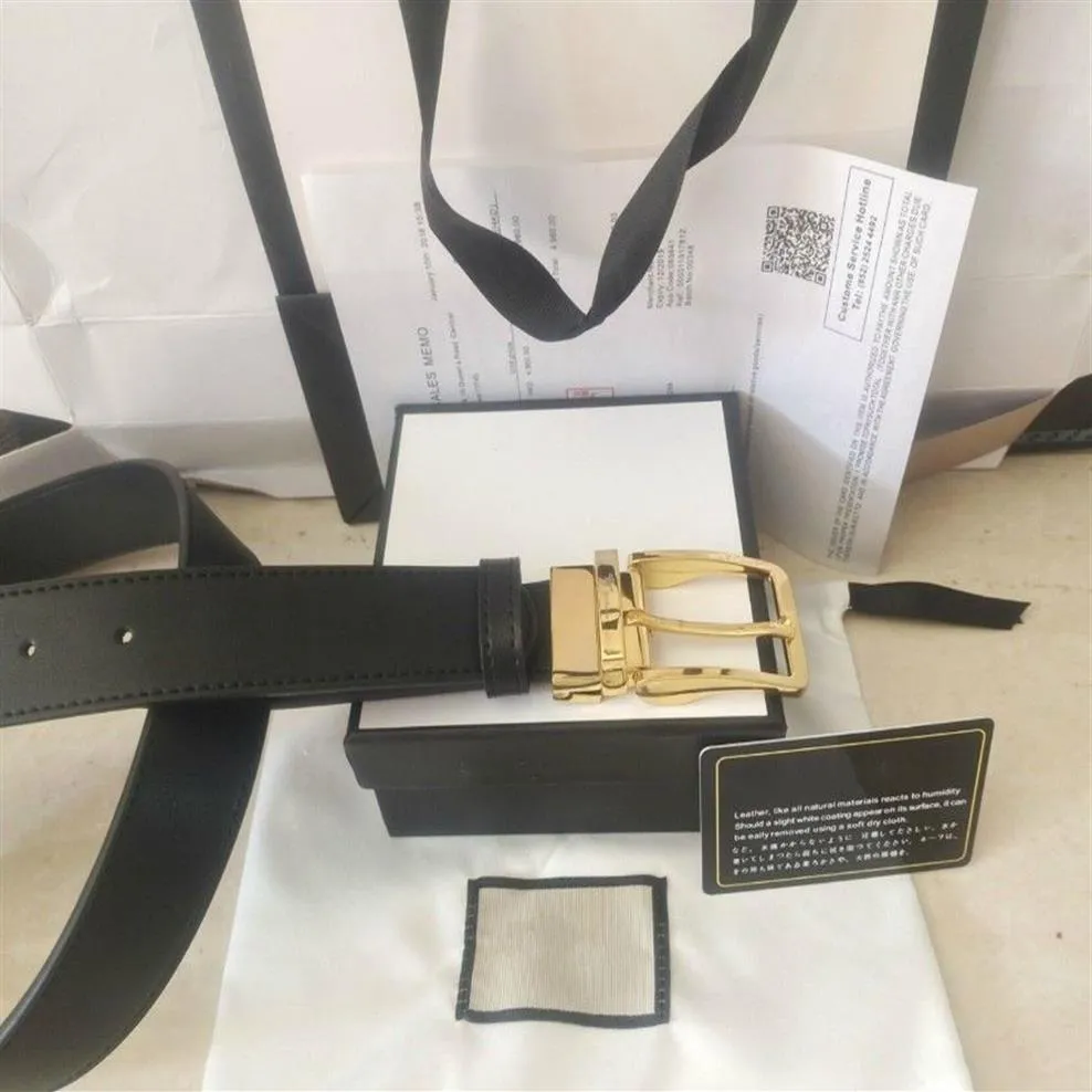 985fashion Big Buckle Genuine Leather Belt No Box 디자이너 남성 여성 고품질 남성 Belts228306E