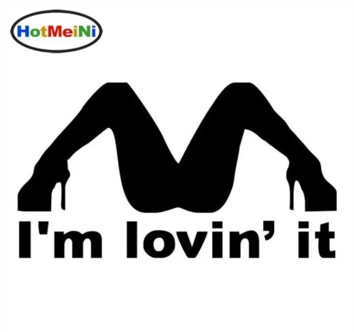 Whole Car Stylings I039m Lovin It Spread Legs Vinyl Car Sticker Funny Girl Stripper And Decals97689713115721