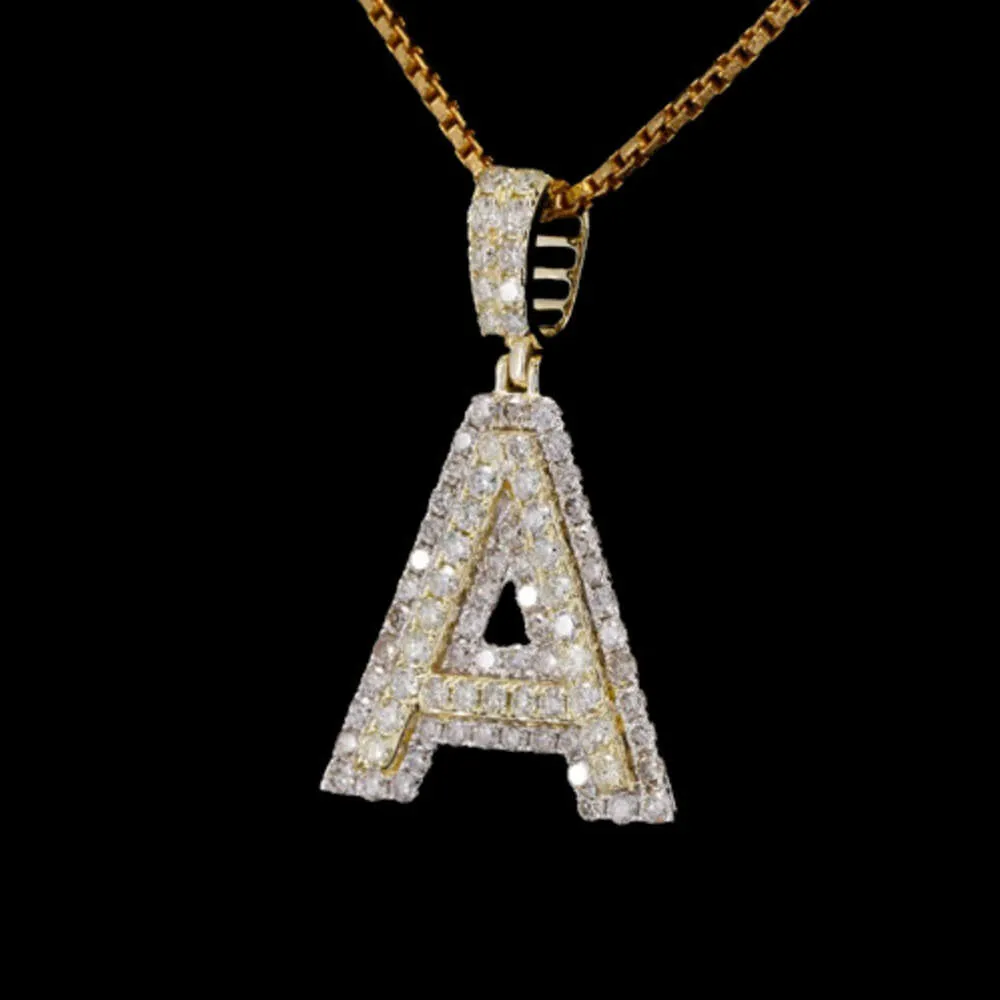 Iced Out a Custom Moissanite Silver Pendant |14k Solid Gold Pendant |diamond Fine Jewelry for Him |hip Hop Pendant Jewelry