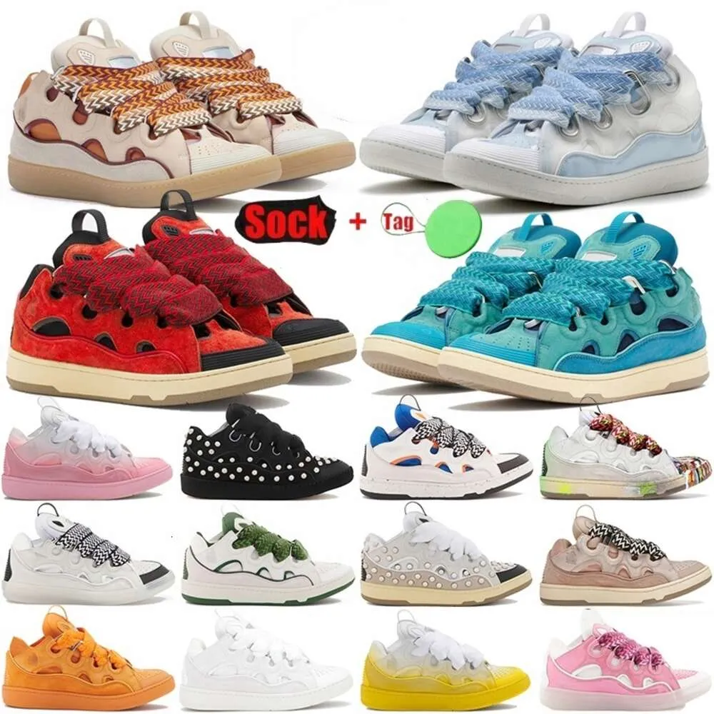 Designer di lusso Lanven Scarpe Casual Curb Sneakers Lavis Pane Scarpe Pure Original Spessa Suola Amanti Scarpe sportive casual Scarpe Schuhe Chaussures