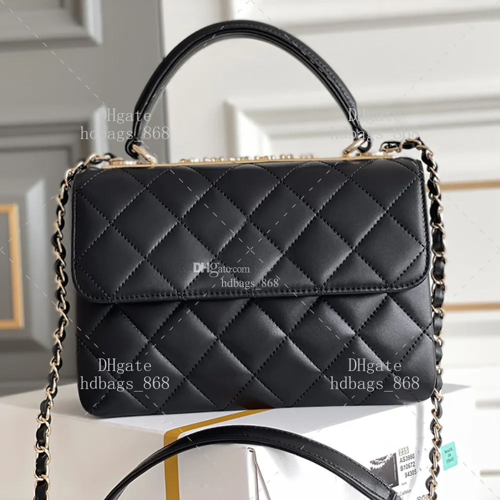 حقيبة يد الكتف للنساء Lambskin Leather Mirror مصمم الأكياس الفاخرة Crossbody Bag WC107