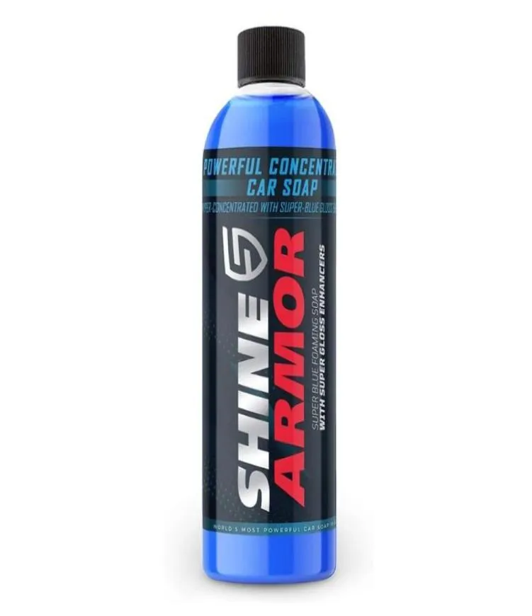 Prodotti per la cura SHINE ARMOR Lavaggio auto Shampoo Sapone Detergente Schiuma elevata Lavaggio Dettagli Cera detergente Formula2553102