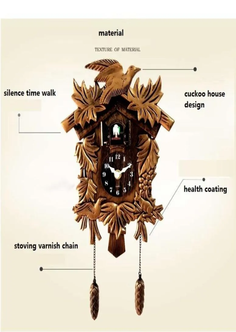 Living Room Wall Bird Cuckoo Clock Watch Modern Brief Children Unicorn Decorations Home Day Time Alarm Y2004077692183