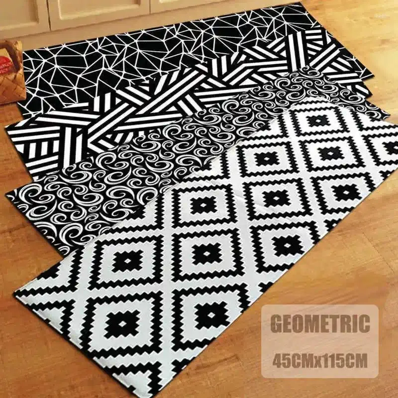 Dywany geometryczne mata podłogowa dywan kuchnia łazienka przeciwpoślizgowa dywan domowy