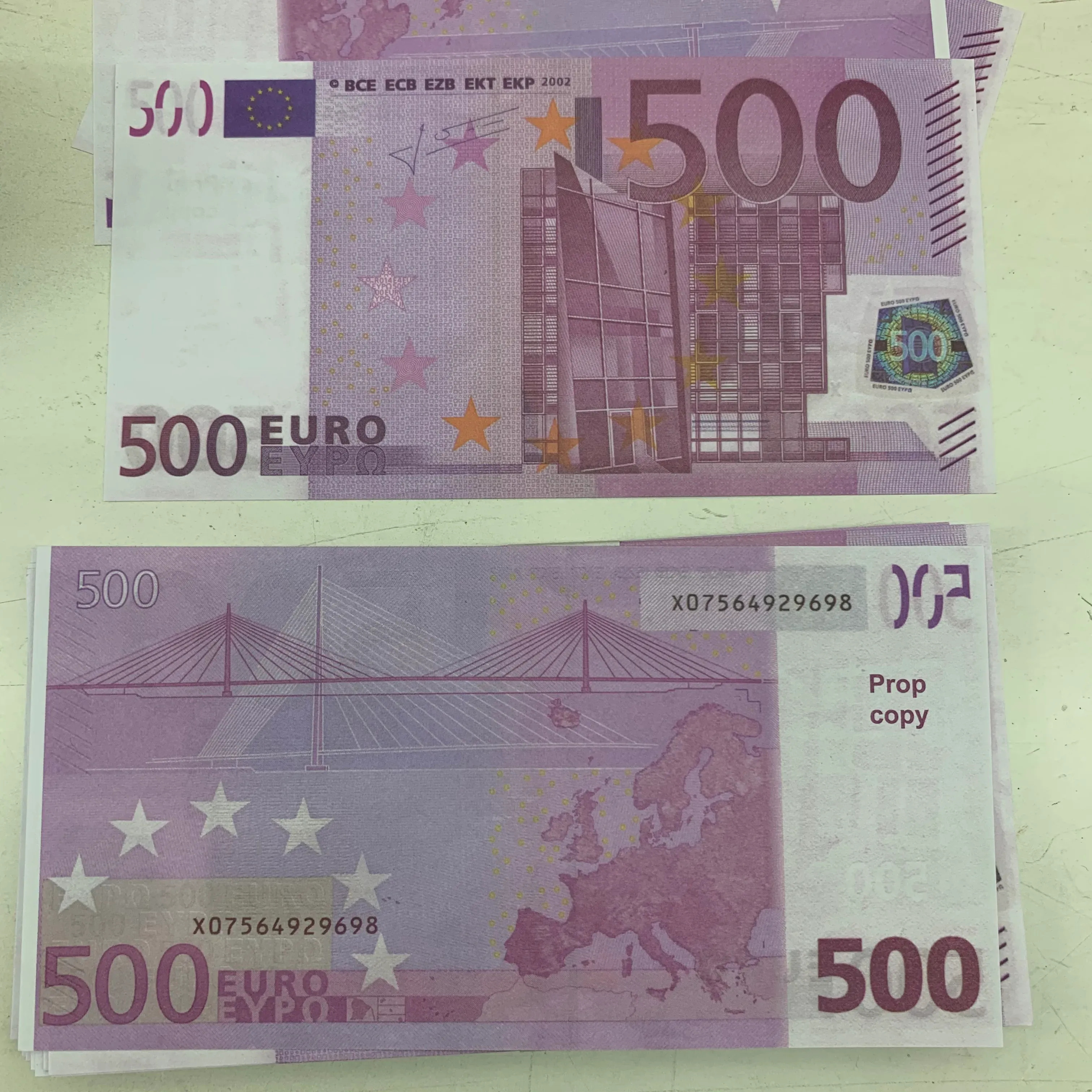Nota 500 500 Euro Note Back