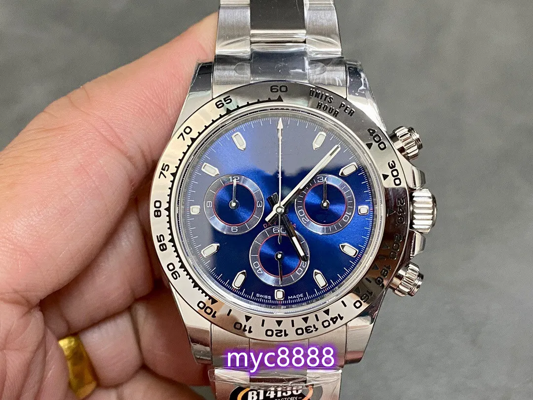 2023 BT factory watch diameter 40mm thick 12.2 mm equipped with 4130 movement minute second timing display power storage 72 hours sapphire mirror 904 fine steel
