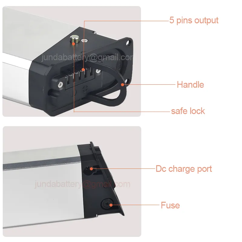 Bike Battery DCH-009 48V 17.5Ah Lithium Replacement Battery for