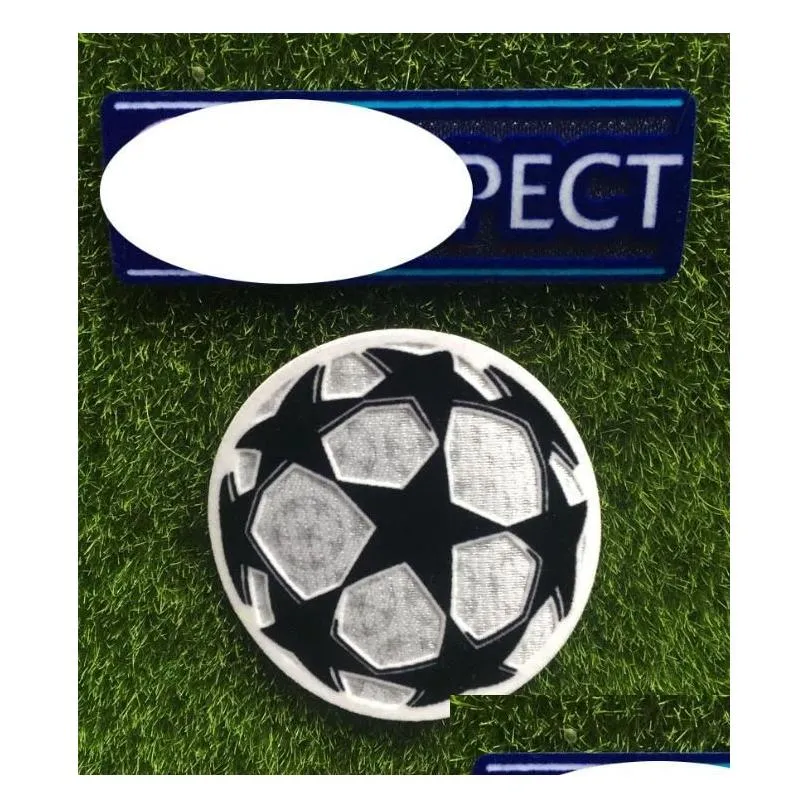 Collectible Champions Ball ADD RESECTIVE Football Printes Madges Soccer Stam Mönster Anpassa namnet och nummer Drop Delivery Sport DHXPR