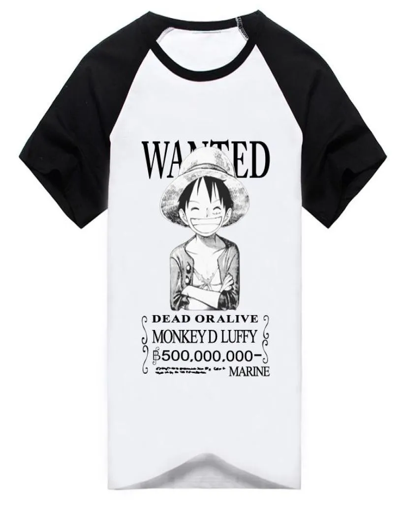 men039s tshirts قطعة واحدة tshirt أزياء الرجال نساء ملابس أنيمي الأكمام قصيرة القطن t قميص luffy cosplay tshirt topmen0396872766