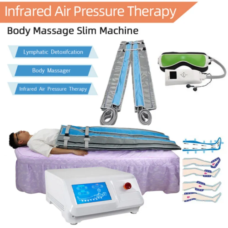 Pressothérapie infrarouge professionnelle populaire, Massage par pression d'air, Machine de Drainage lymphatique, combinaison amincissante pour le corps, thérapie 456