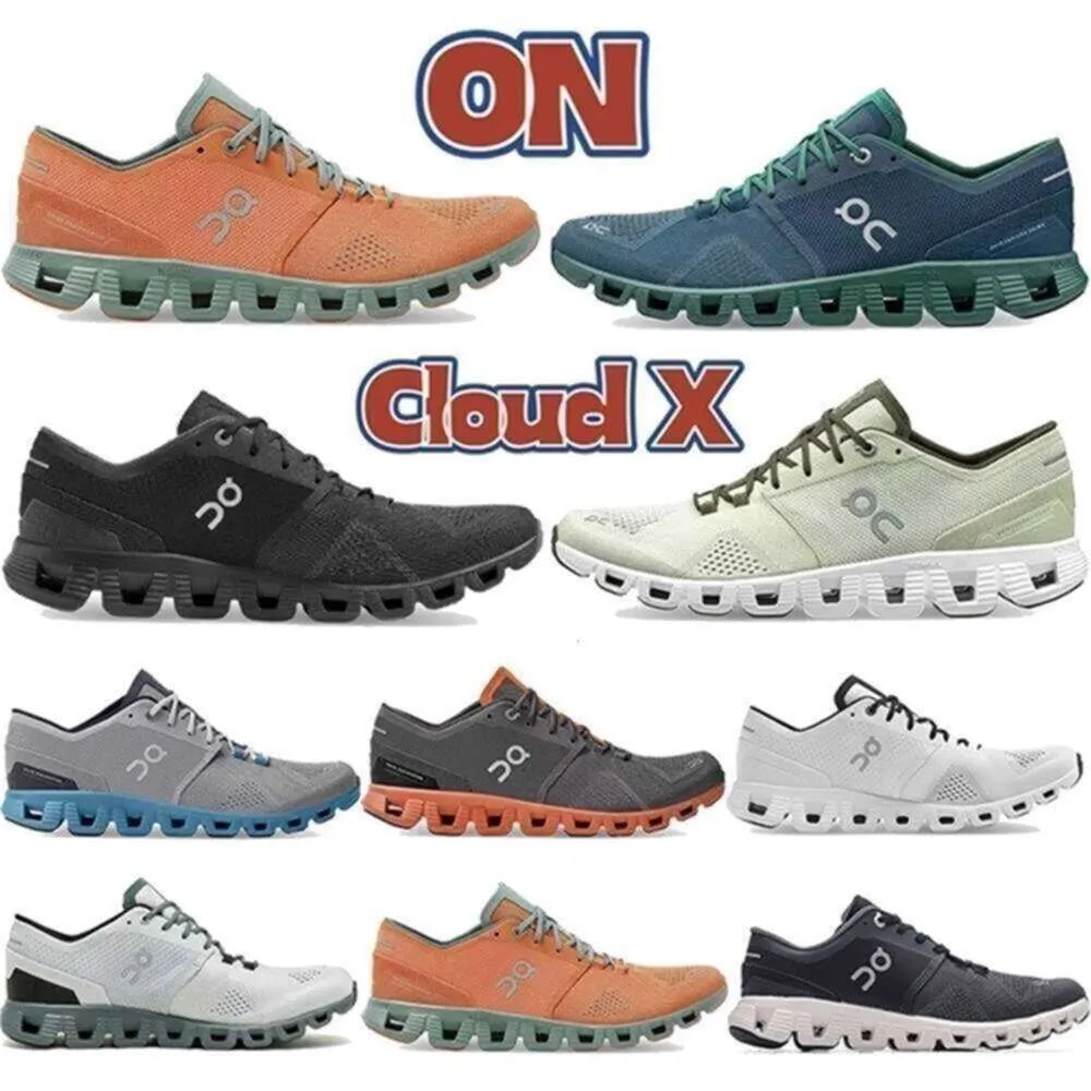 Chaussures de plein air Chaussures sur Designer Shoes x Sneaker Triple Blanc Aloe Rouille Alliage Rouge Gris Cendre Tempête Bleu Orange Faible Hommes Baskets De Sport Femmes