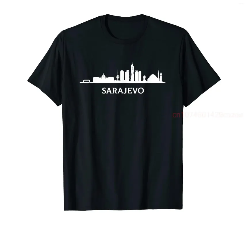 T-shirts pour hommes Coton Sarajevo Bosnie-Herzégovine T-shirt HOMMES FEMMES UNISEXE Taille S-6XL