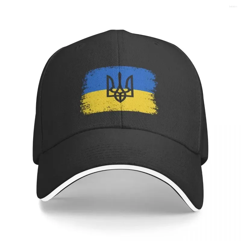 Baretten Oekraïne Oekraïense Nationale Vlag Baseball Caps Casual Sandwich Unisex Polyester Hoofddeksels Workouts