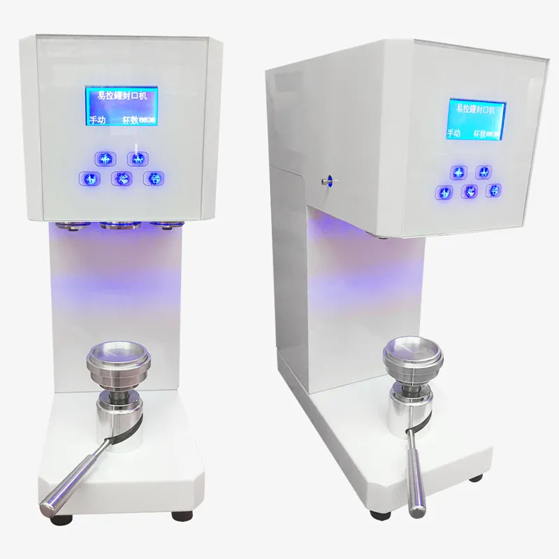 Machine à sceller rotative automatique, vente en gros, Machine à sceller les canettes de thé au lait, Machine à sceller les tasses en plastique, vente en gros