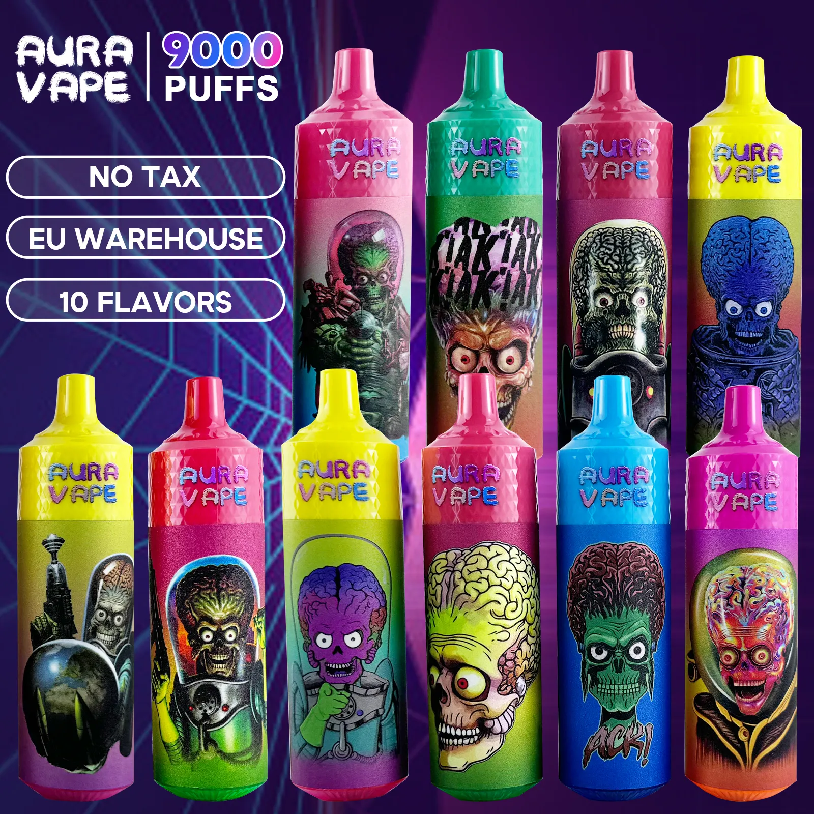 elfbar nachfüll pod läuft aus Air Bar Aura 25,000 Puffs 5pk – RZ Smoke main image 0
