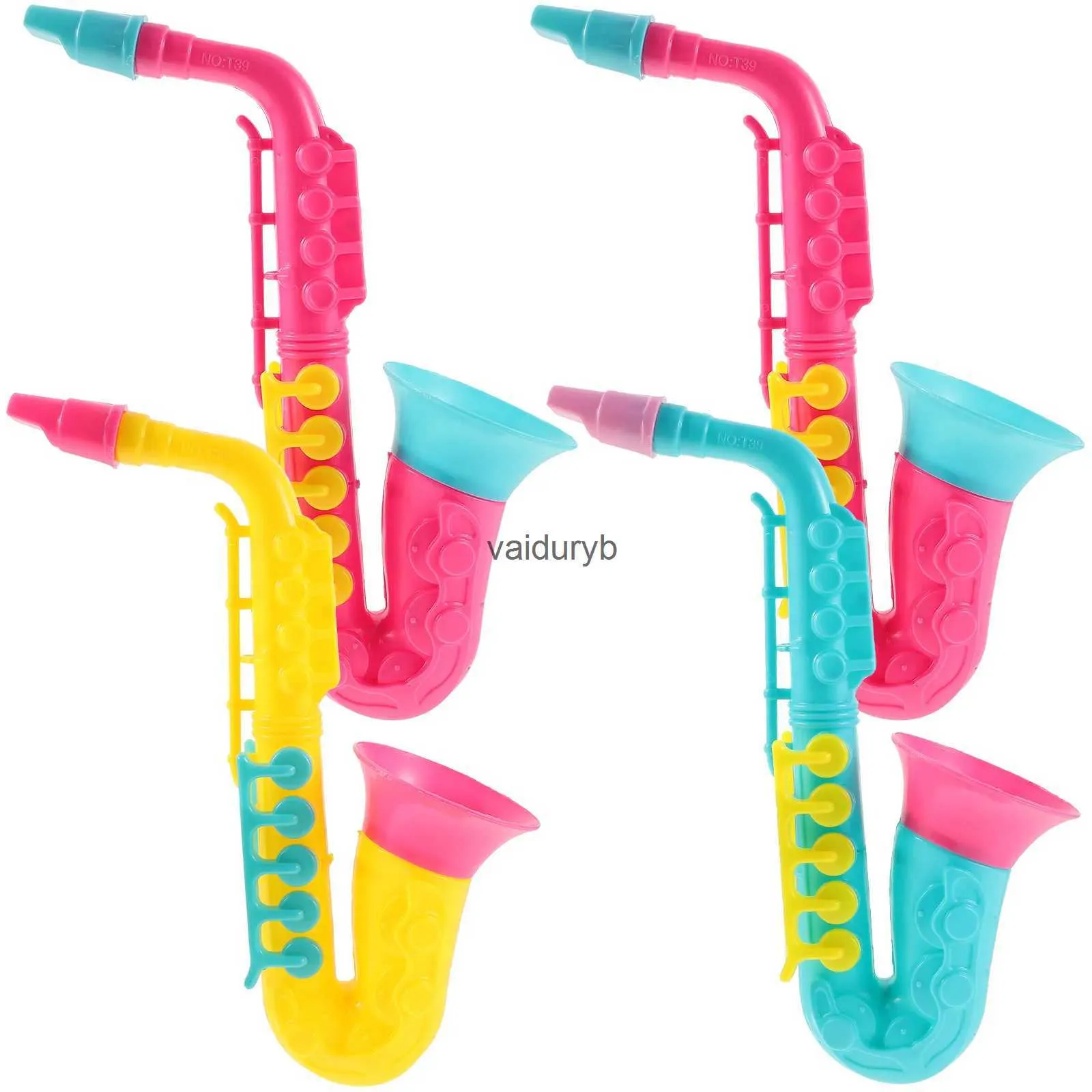 Klavyeler piyano oyuncak saksafon 4pcs saksafon klarnet trompet oyuncak saxaboom enstrümanları parti gürültü üreticisi çocuk enstrümanları müzik