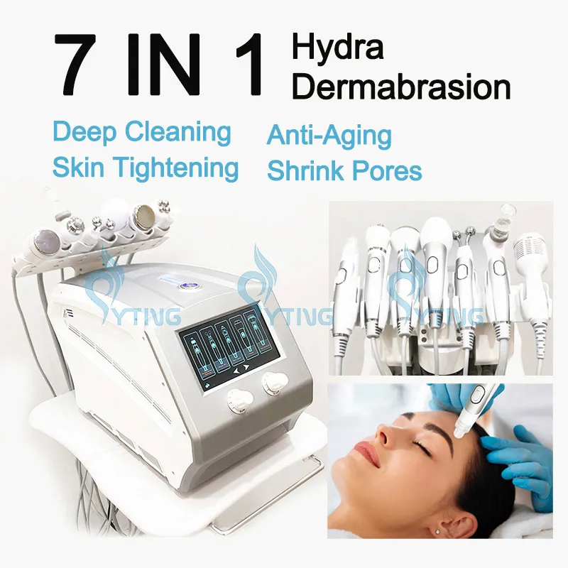 7 dans 1 microdermabrasion hydro dermabrasion Machine d'élimination de la tête noire