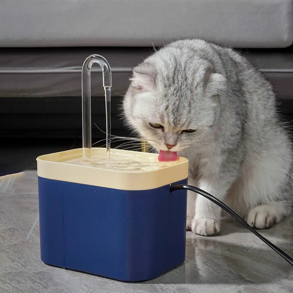 フィーダー自動猫の噴水フィルター1.5L電気ミュート猫水ディスペンサーUSB搭載ペット飲酒猫用ボウル