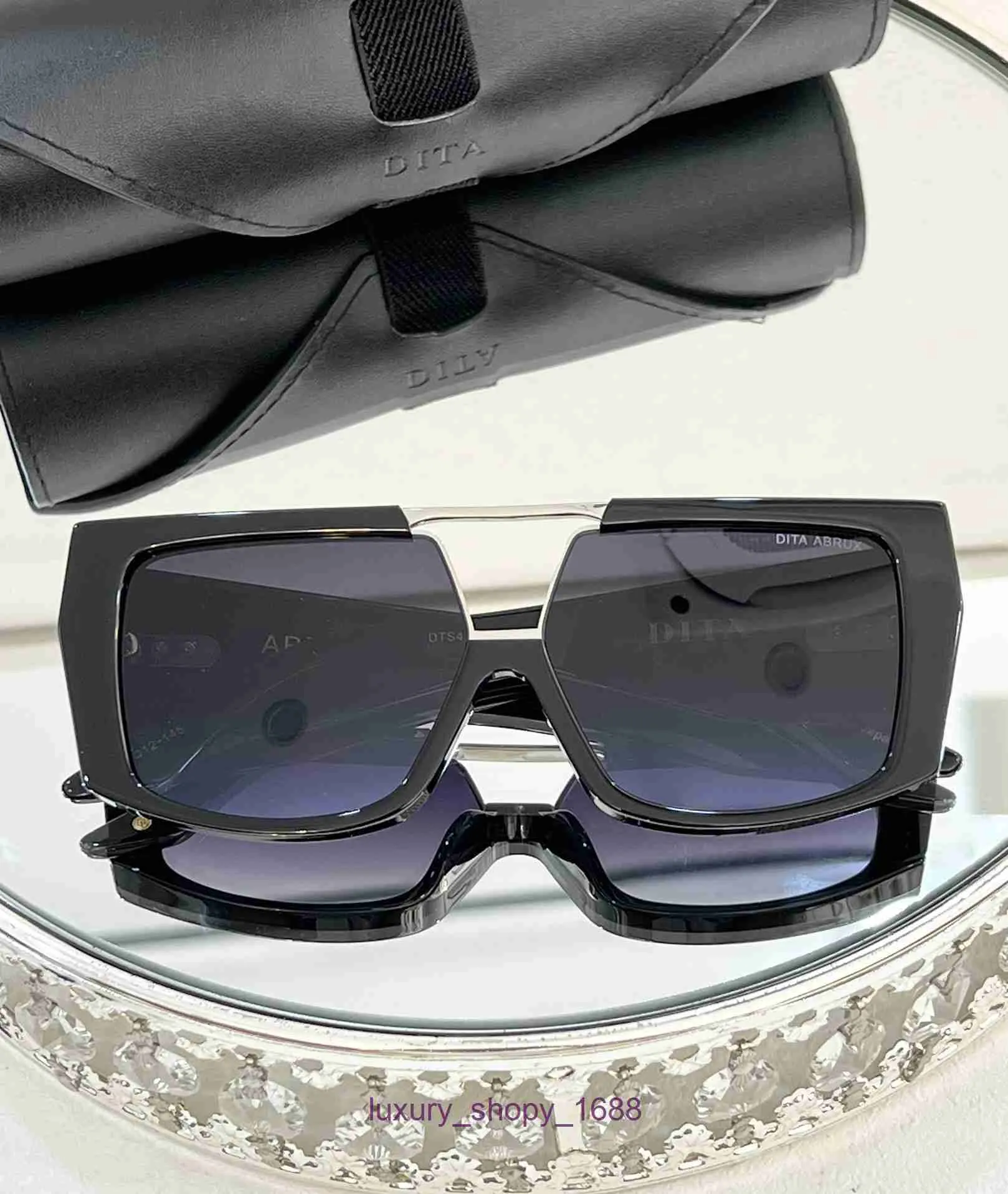 Mode solglasögon för kvinnor och män online -butik DITA Quality Official Webbplats sålde ut Abrux Series takpaneler med ny bendesignmodell: DTS420 med Box QM98