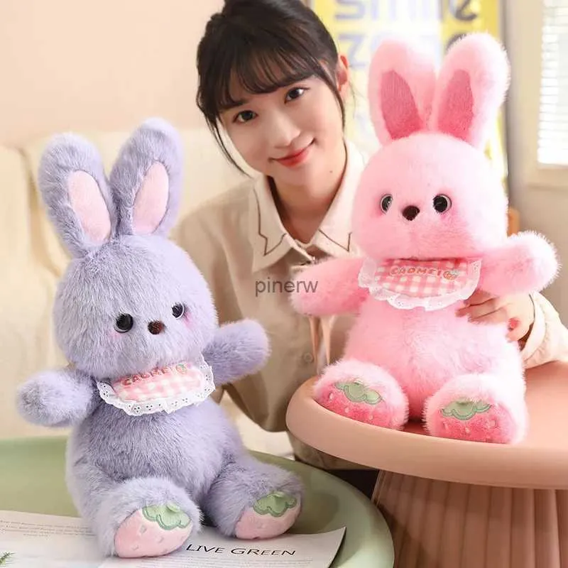 Plush Dolls Cute 50cm Rabbit Plush Toys Soft Lovely Animals Stuffed Bunny Dolls Grasping Doll For Children's Birthday Holiday Gift