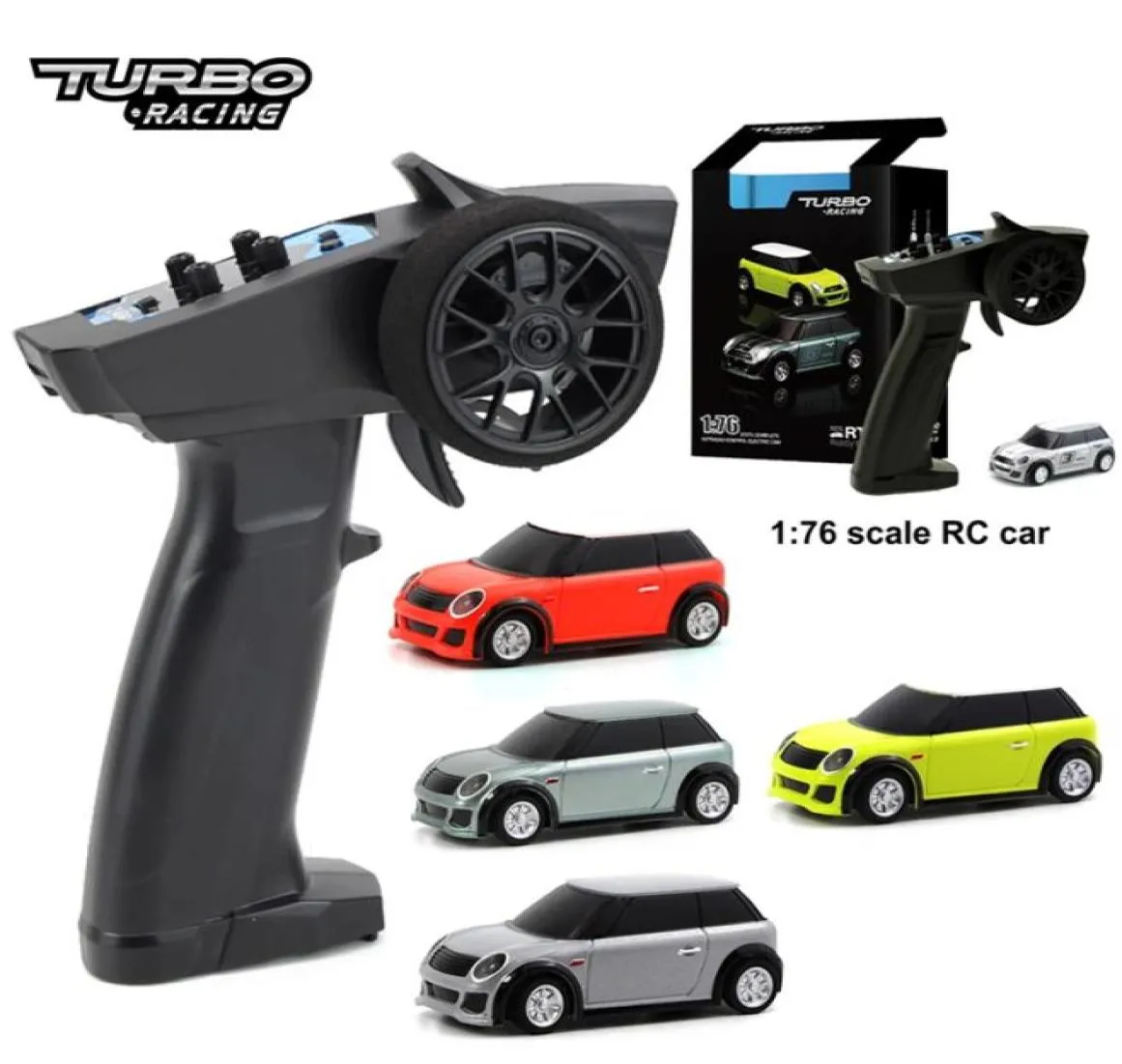 Turbo 176 RC Mini Kit de carrera eléctrica RTR totalmente proporcional, experiencia de carreras de 24GHZ, juguetes para niños, nuevo coche patentado 2012011784987