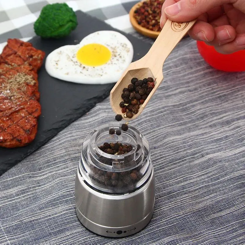Stainless Steel Salt and Pepper Grinder Creative BBQ Tools Cooking Seasoning Herbs Kitchen Gadgets Mills Spice Pepper CPA4480