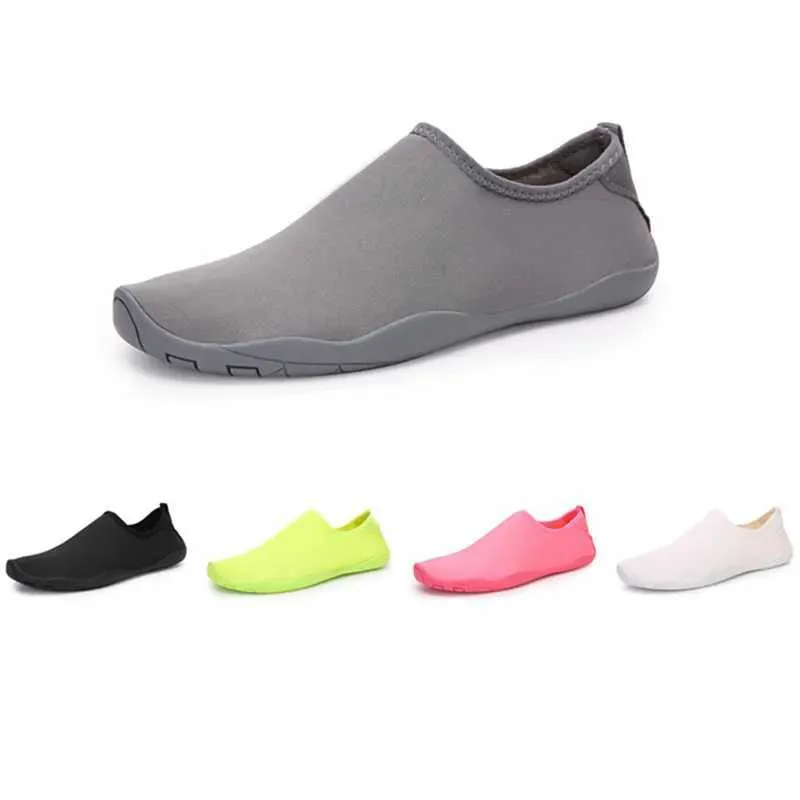 Beach shoes Quick-dry Aqua Shoes Men Women Water Shoes Gym Breathable Sneakers Outdoor Non-Slip Wading Shoes 2023 Hot-Sale Monochrome Shoe 240122