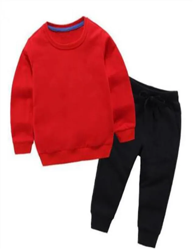 Mode garçon enfants ensembles enfants bébé vend nouvelle veste d'automne sport à capuche costume 3 couleurs tailles 29 T chemise manteau down218C4546066