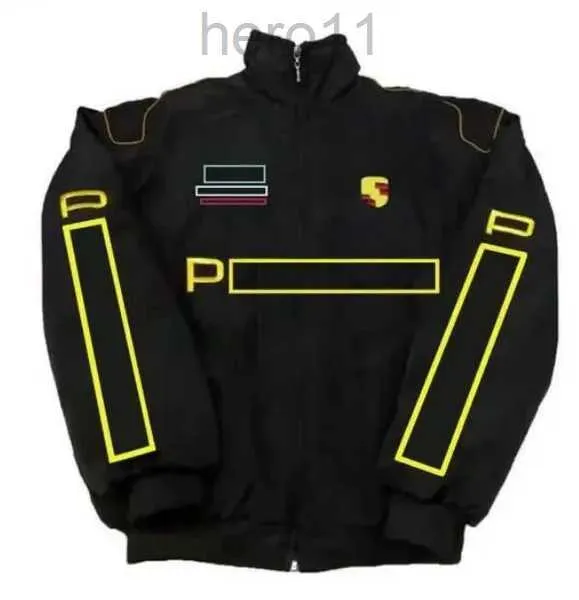 F1 Formule 1 Veste de course Automne Hiver Vintage Style américain Veste Moto Cyclisme Costume Moto Costume Baseball Costume Extérieur Coupe-Vent Racin 91P6