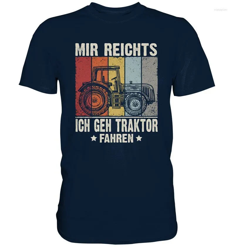 T-shirts pour hommes tracteur agriculteur disant T-Shirt chemise