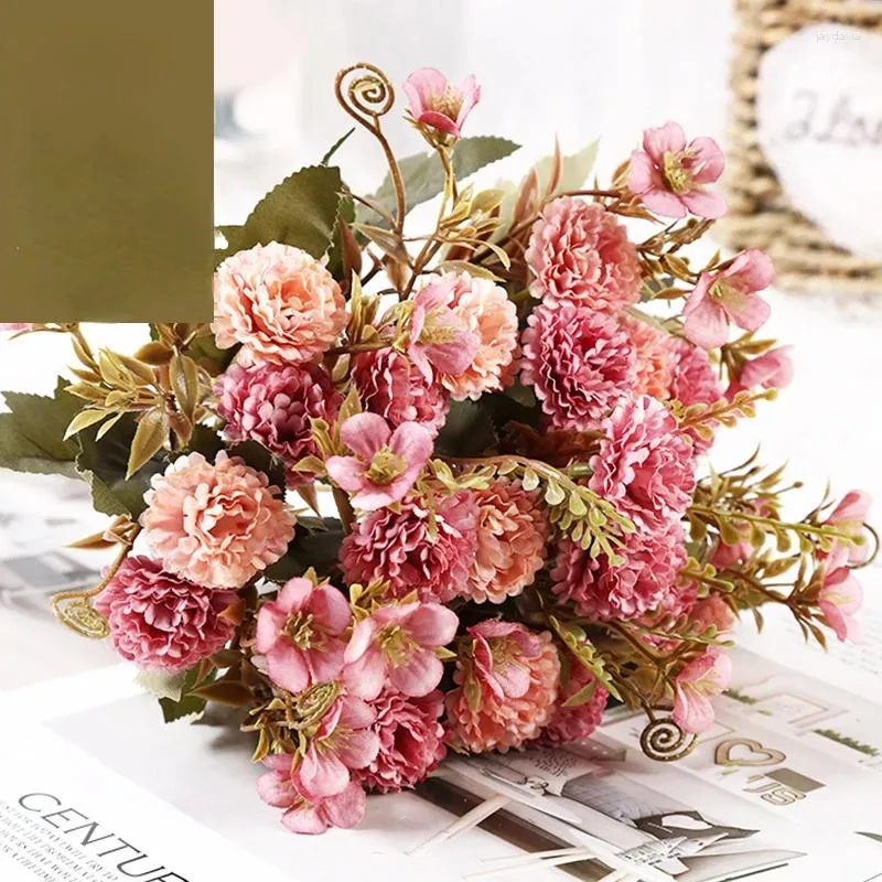 Decorative Flowers 6 Color Artificial Flower Decoration Wedding Home Decora Lilac Road Leading Ceiling Special Simulation