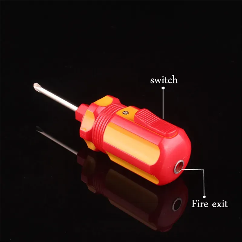 Creative Screwdriver Shape Novelty Inflatable Lighter Gas Cigarette Igniter For Home Collection