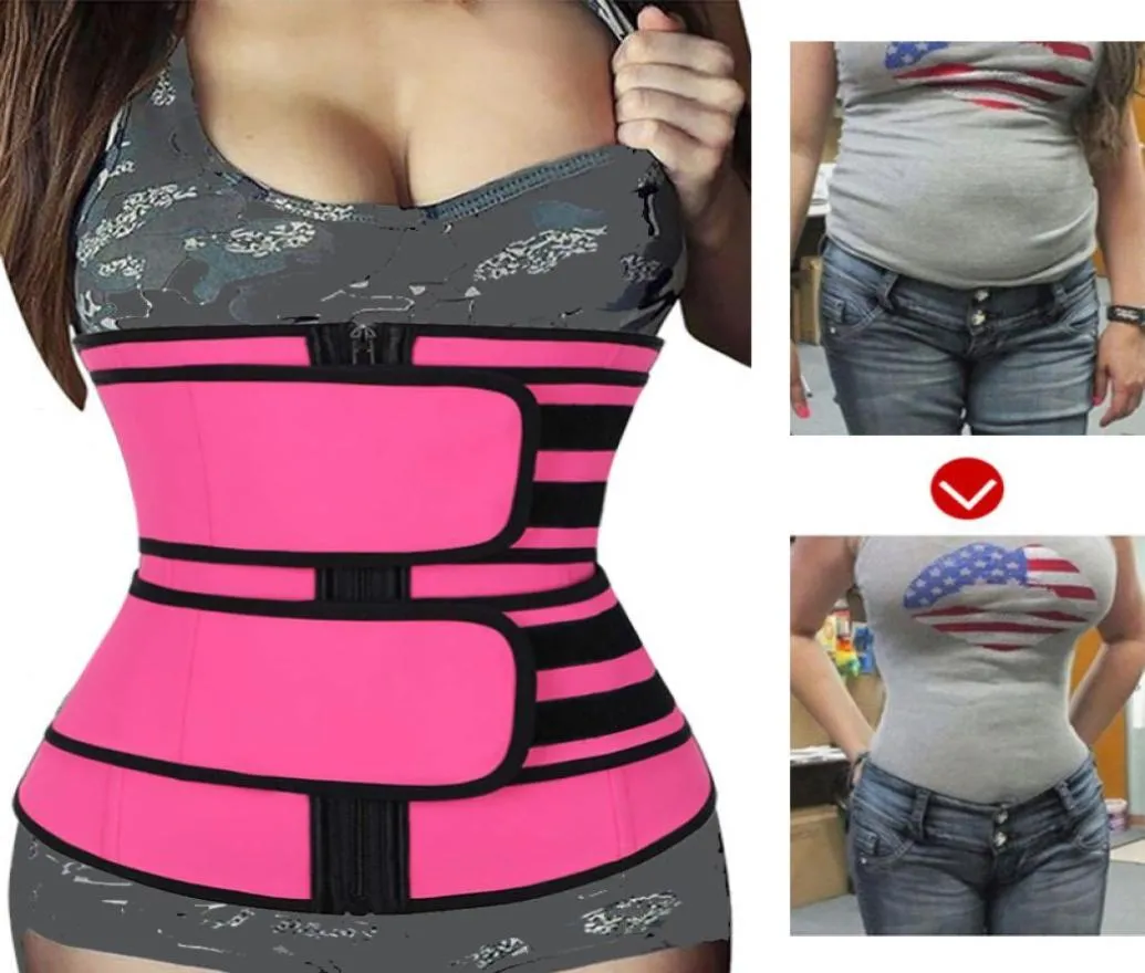 Shaperwear Waist Support Trainer Neoprene Belt Cincher Body Shaper Tummy Control Strap Slimming Sweat Fat Burning Bel6232135