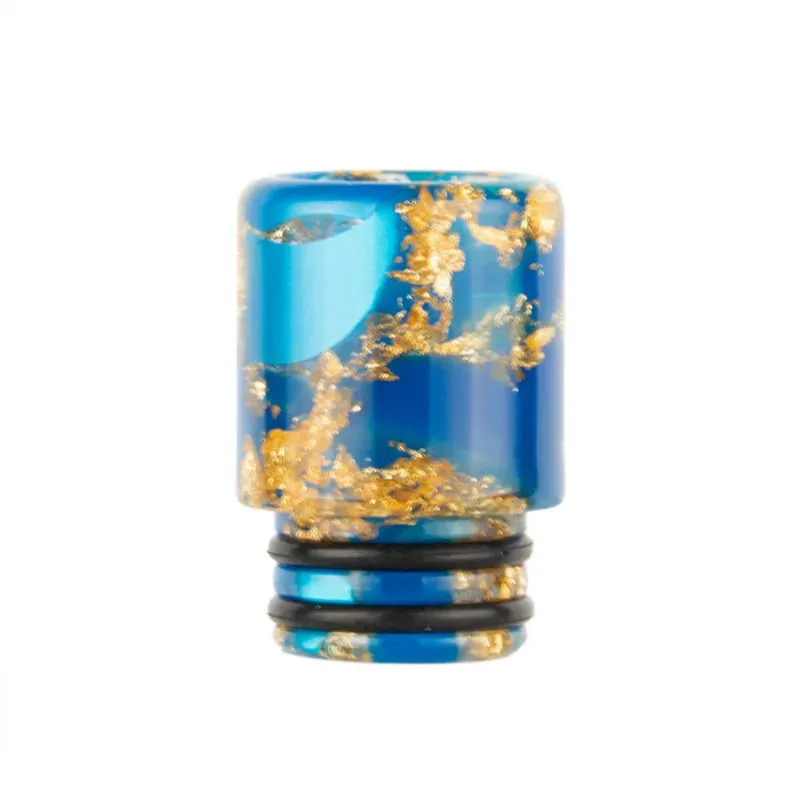 510 Starry Mouth Pieces Resin Drip Tips Cigarette Holder Smoking Pipe Accessories Mouthpiece For 510 Thread RDA RBA Tank Atomizers Driptips Mouth Piece Cover