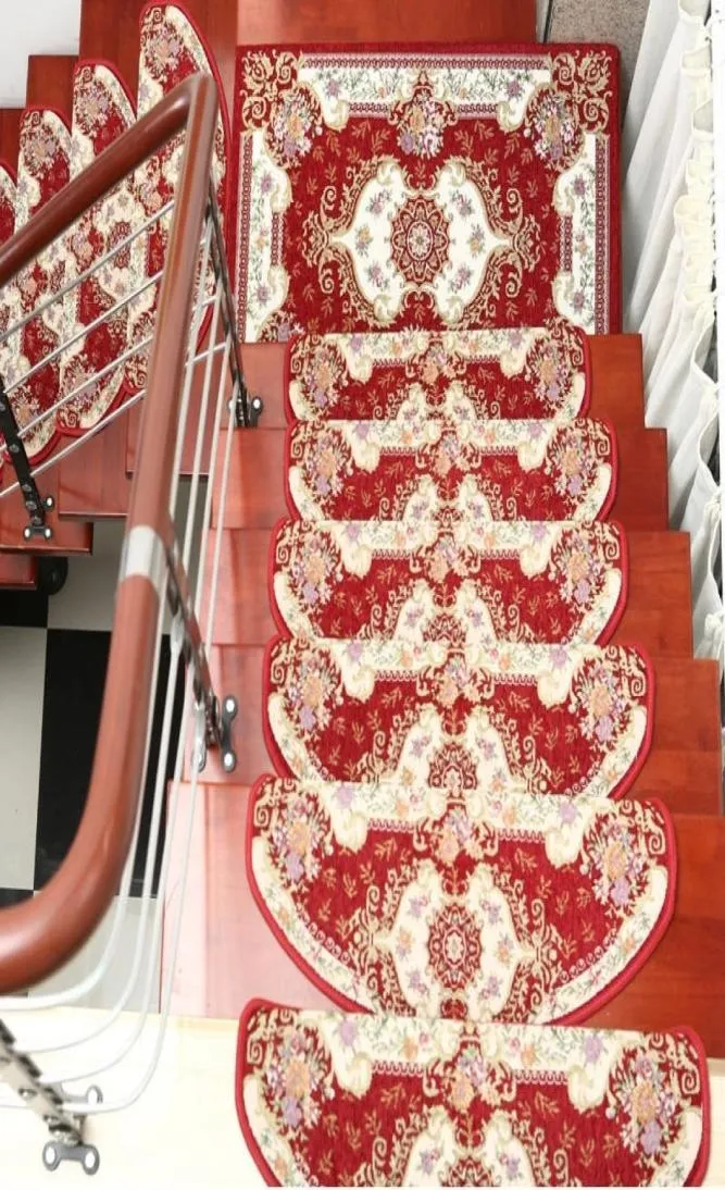 13Pieces Carpet Sets Slip Resistance Tread Mats Rugs Step 24X74cm Fit For 25cm Width Stair Y2004175160904