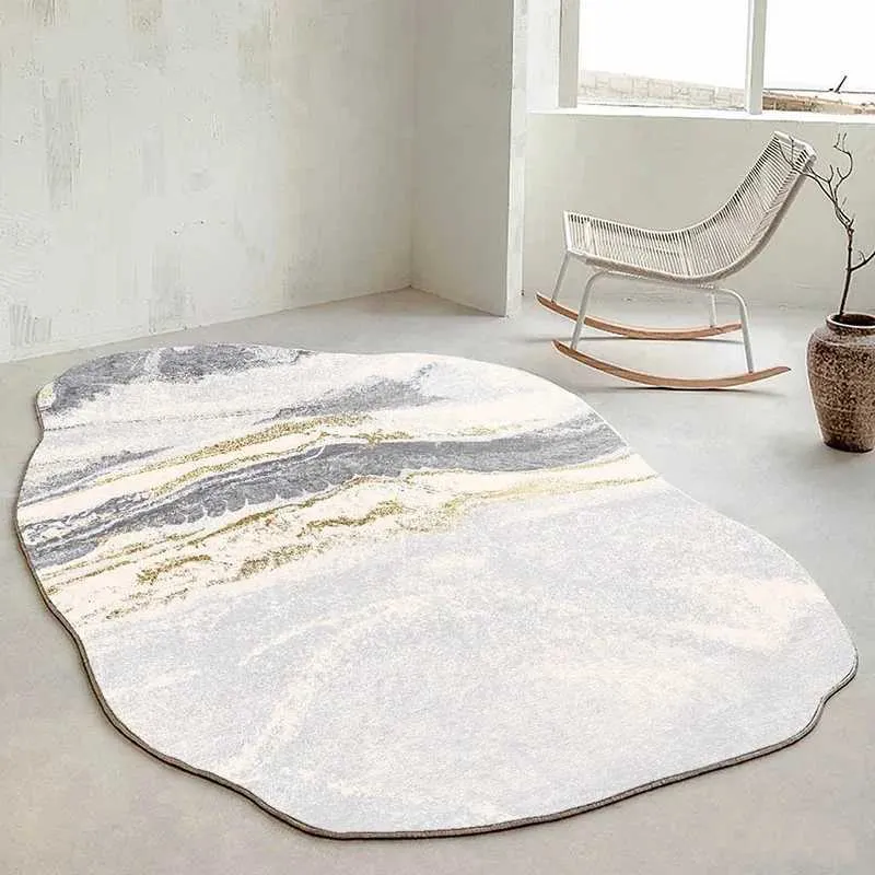 Dywany sztuka nieregularna sypialnia duża strefa dywany Streszczenie eleganckie salon sofa dywan pluszowy miękki dywaniki stoliki do kawy