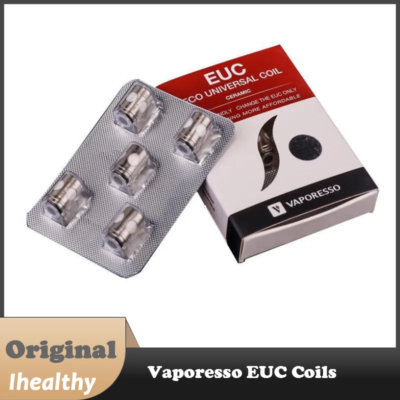 Vaporesso EUC 코일 EUC Clapton 코일 0.3OHM 세라믹 EUC 0.3OHM/0.5OHM 코일 헤드