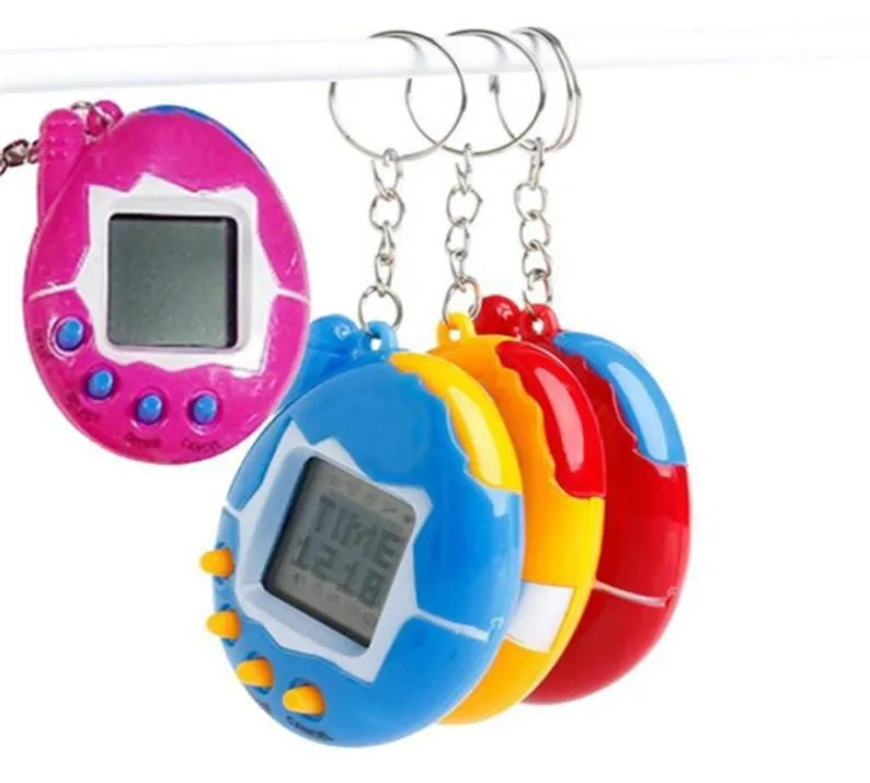 2021 New Mixed colors Tamagotchi Toys with button cell Retro Game Virtual Pets electronic toy for kids christmas party gift4699738