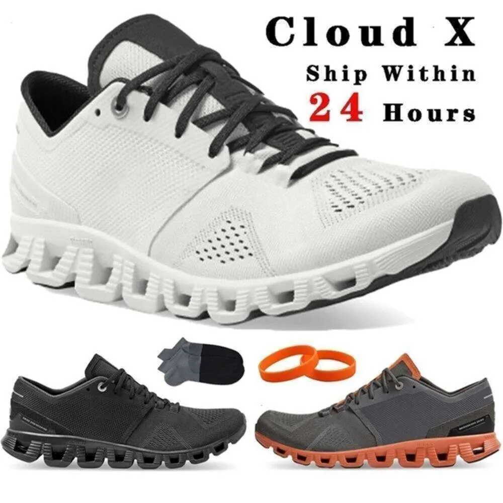 Sapatos Correndo x Sapatos Homens Preto Branco Mulheres Ferrugem Vermelho Sapatilhas Swiss Engineering Cloudtec Respirável Mens Womens Sports Tra