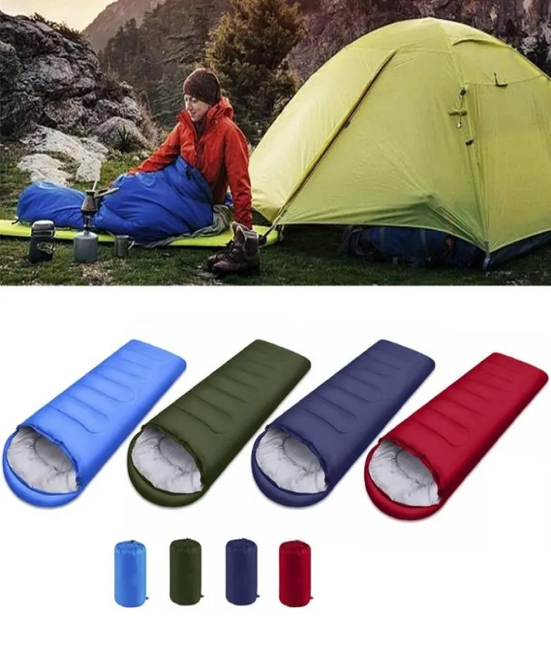 Sacs de couchage Sac de camping ultraléger imperméable 4 saisons enveloppe chaude unique sac à dos pour les voyages en plein air randonnée 3495817