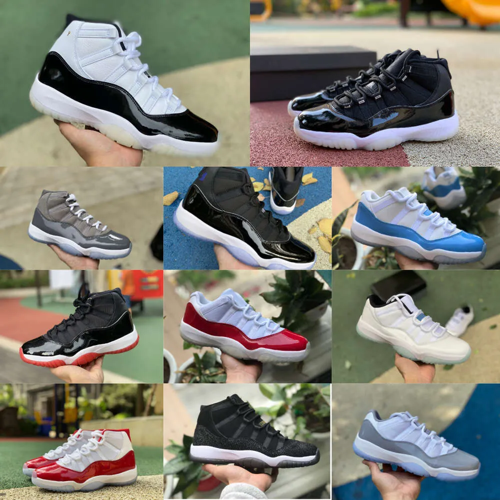 Jumpman DMP Gratitude 11 11s High Basketball Shoes Men Women Jubilee Cherry Playoffs Bred Space Jam Gamma Blue COOL GREY Trainers Concord 45 Low Tennis Sneakers S26