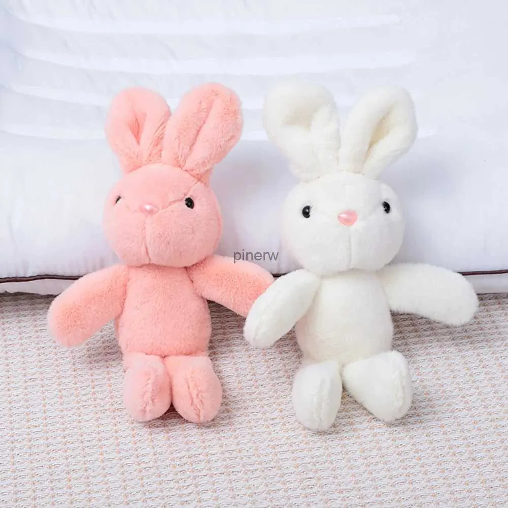Plüschpuppen, 25 cm, niedliches Kaninchen-Plüschtier, weich gefüllte Hasenpuppe, Baby-Mädchen, schlafendes Spielzeug, Mädchen-Kind-Baby-Plüschtier, Geburtstagsgeschenke