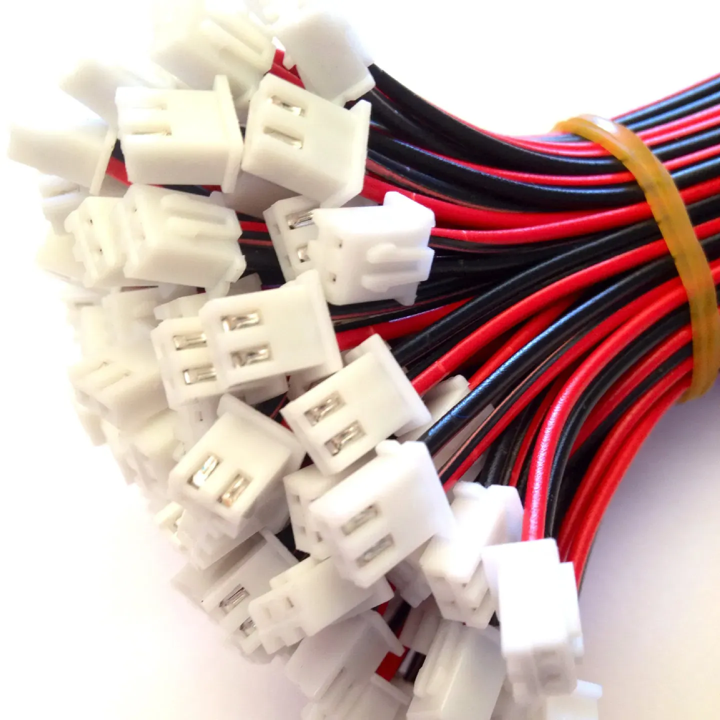 卸売100セットピッチ2ピンワイヤコネクタ15cmマルチカラーケーブル