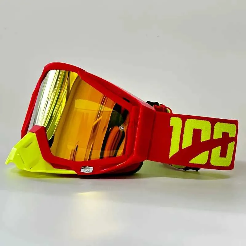 Occhiali da esterno Uomo Occhiali da motocross Obiettivo HD Occhiali da moto antiappannamento Occhiali da equitazione Donna Moto MX Occhiali da sole MTB Accessori per bici da cross 240122