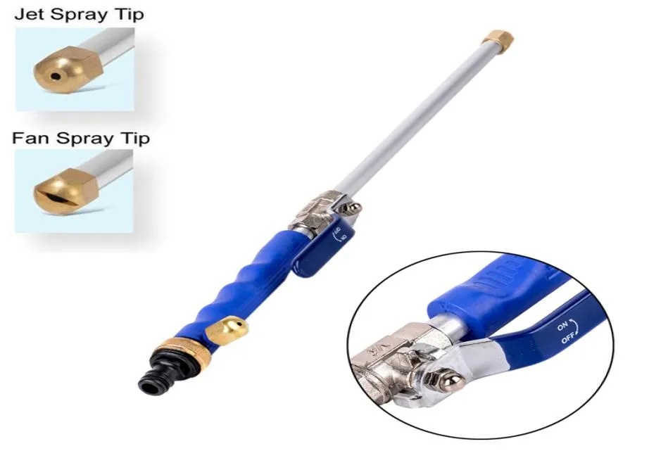 Portable Aluminium High Pressure Power Washer Gun Car Spray Cleaner Garden Watering Nozzle Jet Hose Wand Cleaning Tool 252137 2013979636